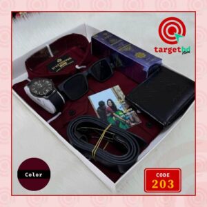 এক কালার শার্ট কম্বো সেট কোড 203